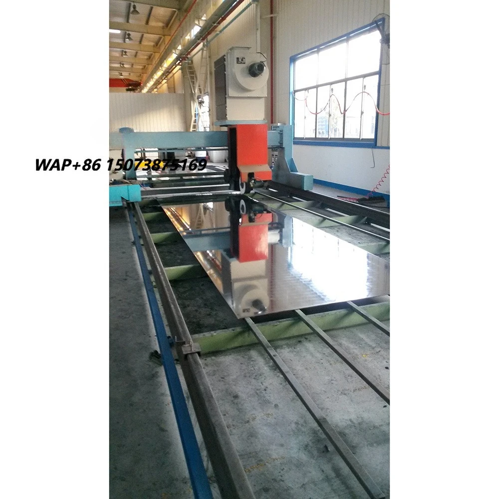 CE Certified Stainless Steel Sheet Polishing Equipment with Motor & Gearbox Mirror Finish High Efficiency 30-50 M/h Capacity