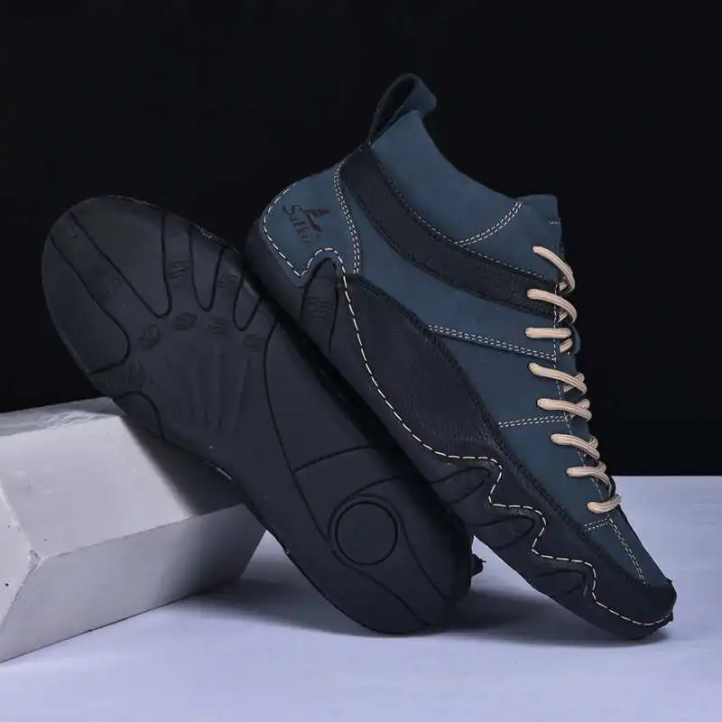 Botas blancas Mocassim de oficina, zapatillas altas para mujer, zapatillas deportivas para correr para mujer, mocasines deportivos Tenni para la salud de nueva temporada baratos