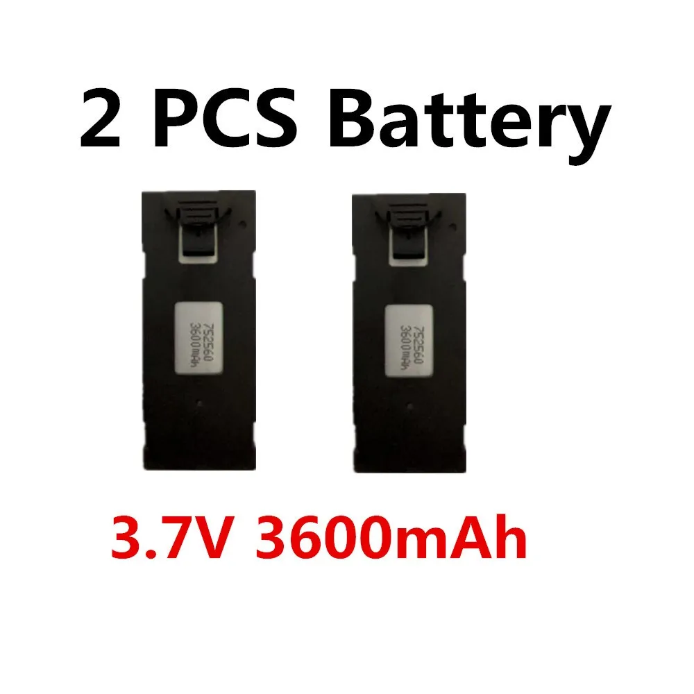 3.7V 1800mAh / 3600mAh Battery / Propeller  Maple Leaf  Accessories Use For K818 MAX Drone K818 MAX Battery Spare Parts