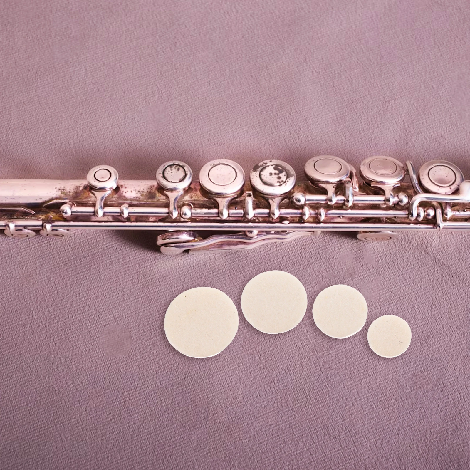 

17Pcs Clarinet Pads Replacement Kit Felt Woodwind Instrument Tight Seal Repair Parts Small Diameter Pads