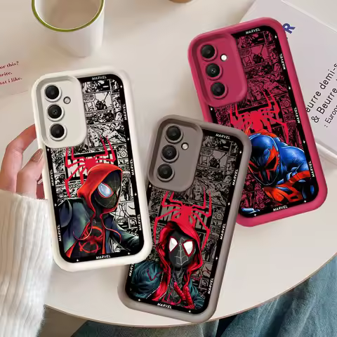 Marvel Spider Man Phone Case for Samsung Galaxy A51 A52s A53 A54 A55 A71 A73 A21s A22 A23 A24 A25 A31 A32 A33 A34 A35 5G Cover