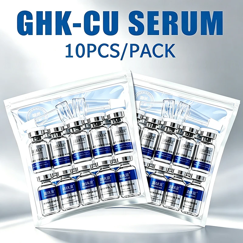 GHK-CU Blue Copper Serum Face Firming Lifting Fade Fine Lines Shrink Pores Brighten Skin Tone Beauty Care