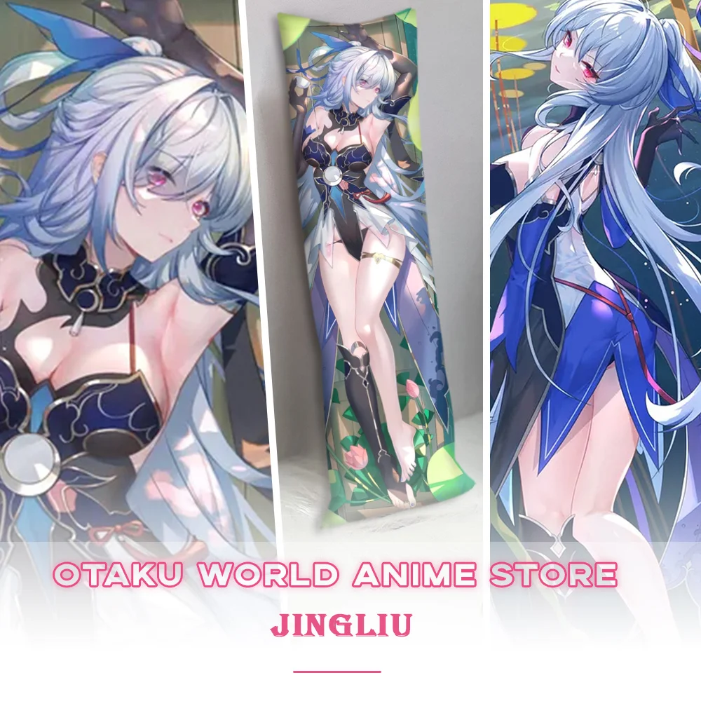 

Honkai: Star Rail Dakimakura наволочка Jingliu Otaku обнимающая реквизит для тела аниме игра ролевая подарок для взрослых 3D печать Декор реквизит