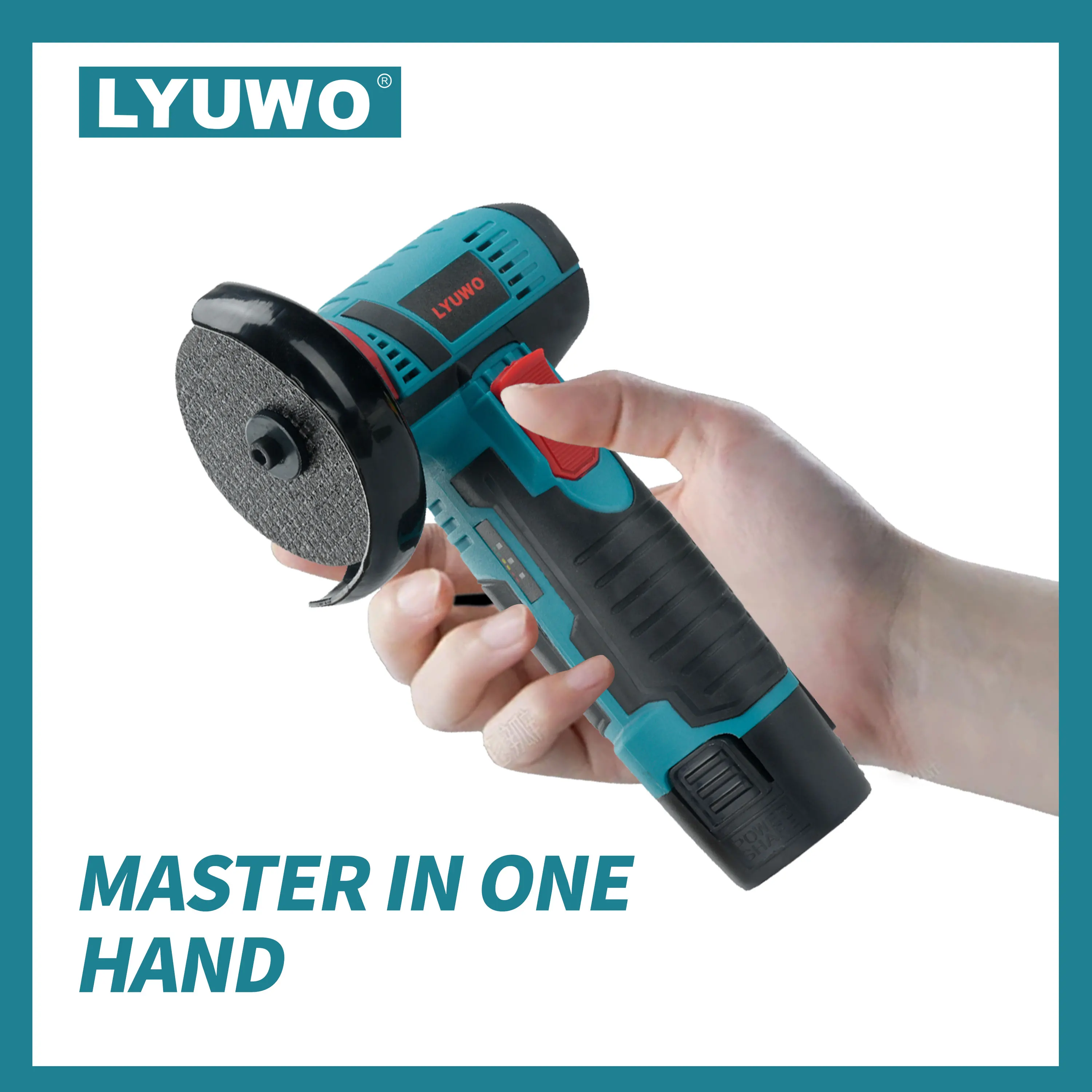 lyuwo-12v-コードレスリチウム電池充電式ミニアングルグラインダー-家庭用、ポータブル多機能研磨＆研磨機