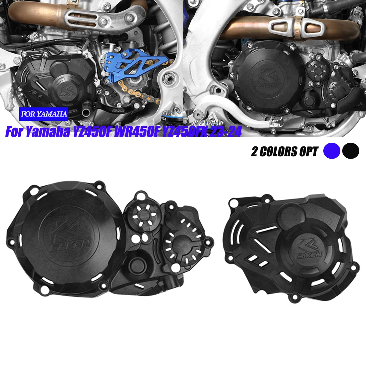 

Motorcycle Accessories 2024 NEW Clutch Water Pump Magnetic Motor Protection Suitable For Yamaha YZ450F WR450F YZ450FX 2023-2024