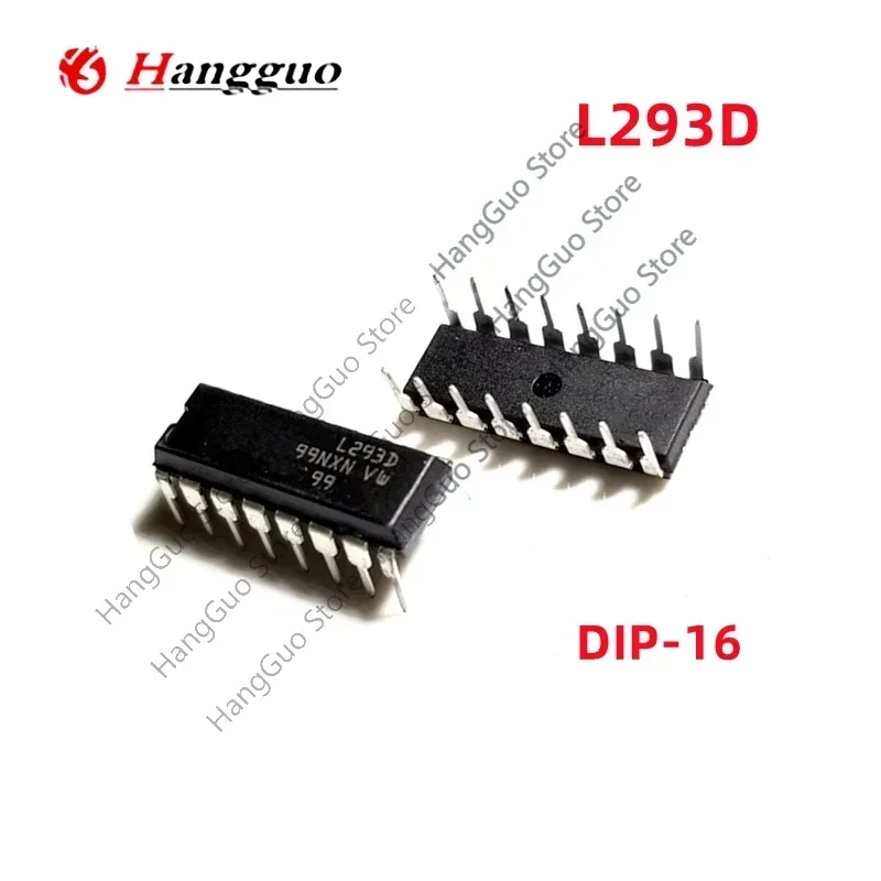 10PCS/Lot Original L293D L293 293 DIP-16 Stepper Driver IC Chip