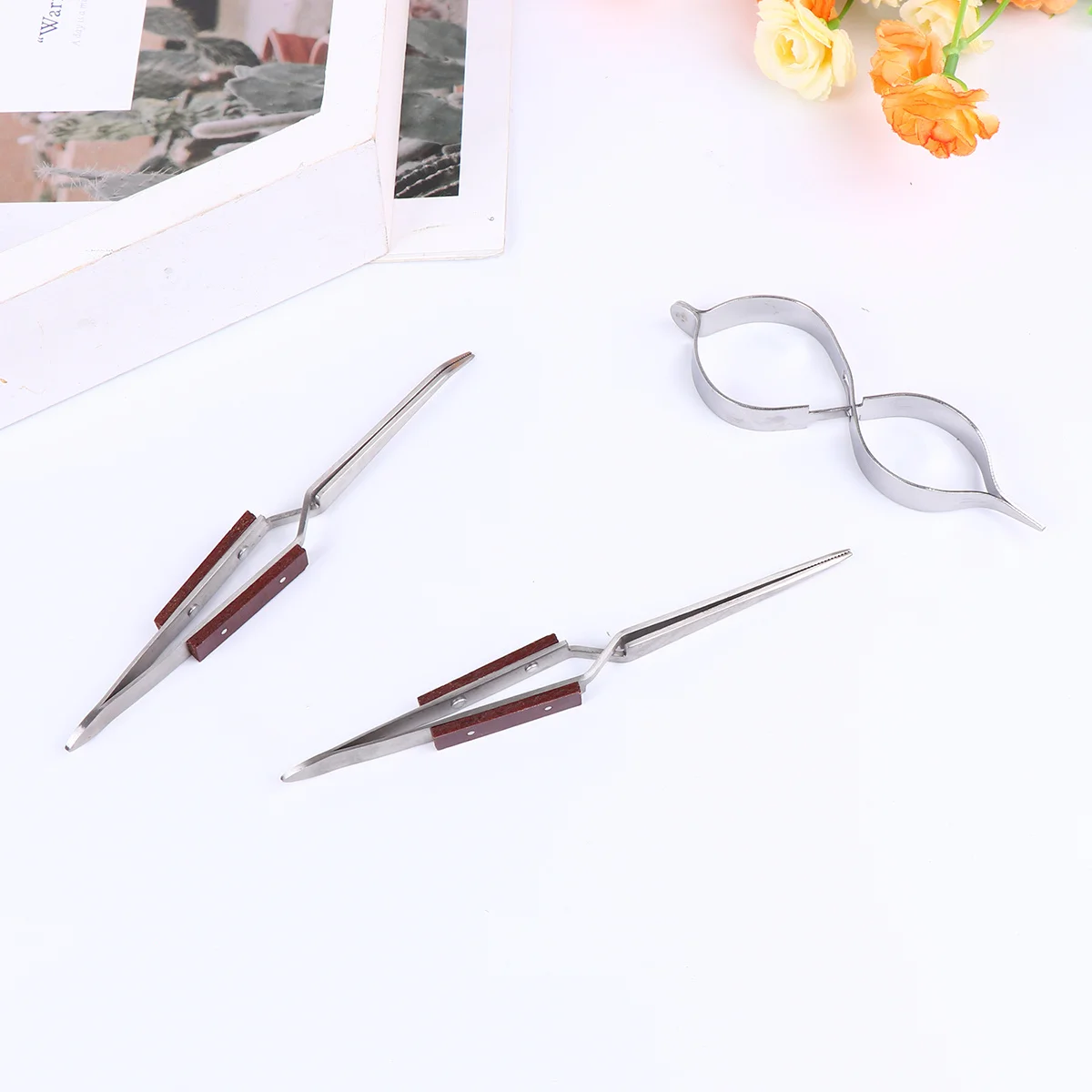 

3Pcs Soldering Clamp Set Carbon Steel Welding Clip Tweezers Jewelry Electronics Repair Tool Soldering Tweezers