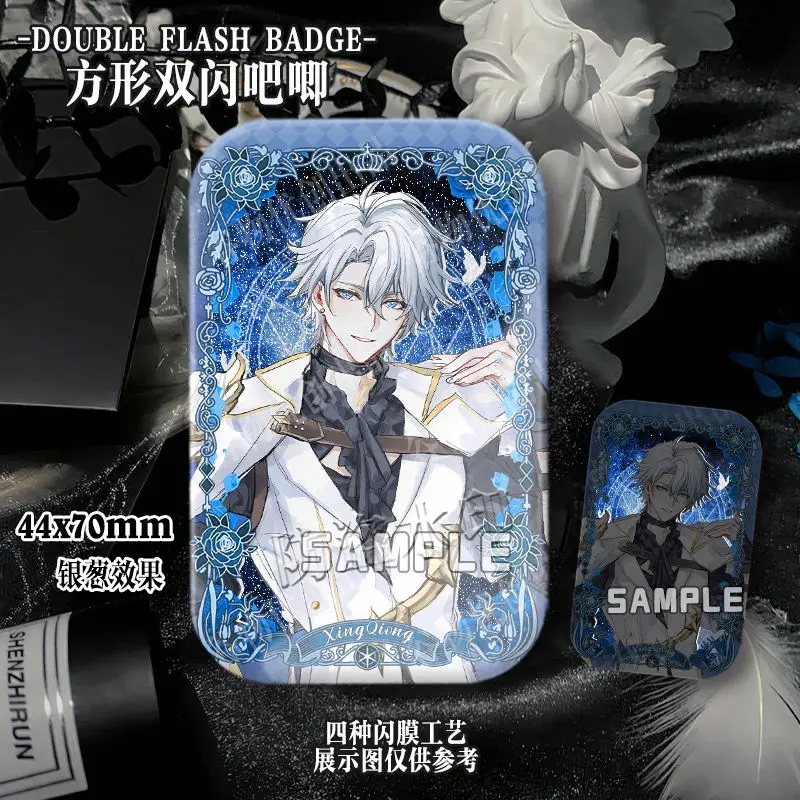 أنيمي هونكاي: ستار السكك الحديدية Mydeimos Anaxagoras Aglaea شارة سترة الجينز التلبيب دبوس جمع بروش حلية هدية الهالوين