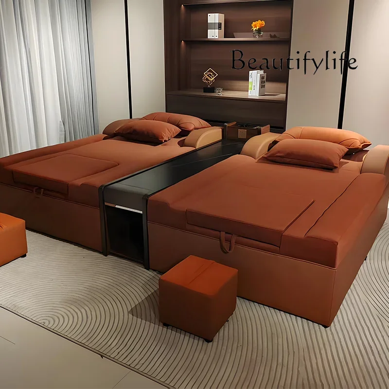 QY Foot bath sofa Electric foot massage integrated bed Beauty high-end sofa SPA chair can lie down