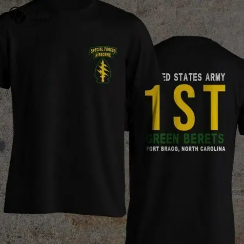 Special Forces Airborne Us Army 1St Green Berets Fort Bragg North Carolina Shirt oversized t shirts for women