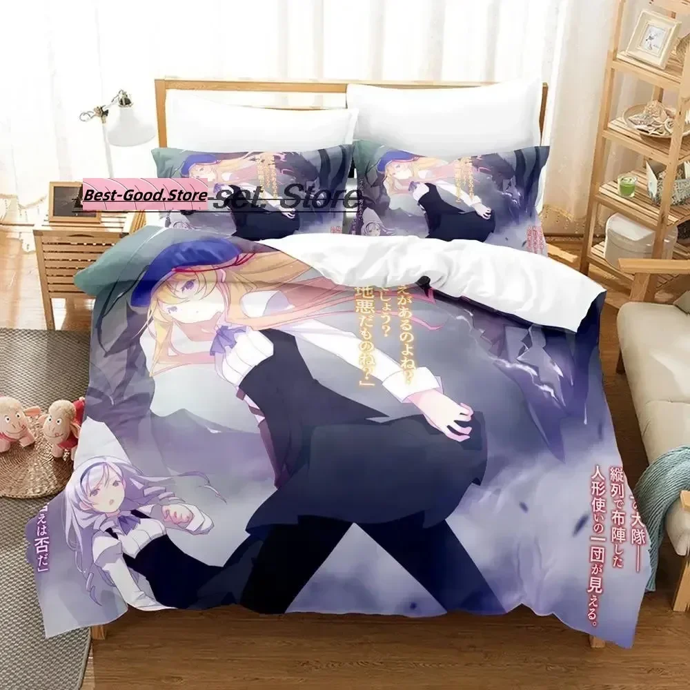 

Unbreakable Machine-Doll Bedding Set Duvet Cover Sheet Printed Bed Set Pillowcase Bed Full Queen King Size Comforter Bedroom