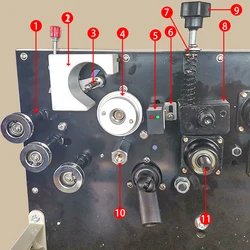 Continuous Band Sealing Machine Accessories Plastic Bag Sealer Spare Parts Heating Block Wheels 810\980\1120