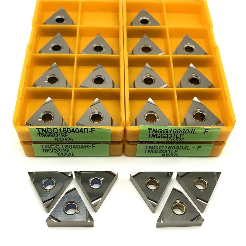 

TNGG160404R-F TNGG160404L-F NX2525 Cermet Inserts High Quality External Turning Tool CNC Steel Processing Turning Insert