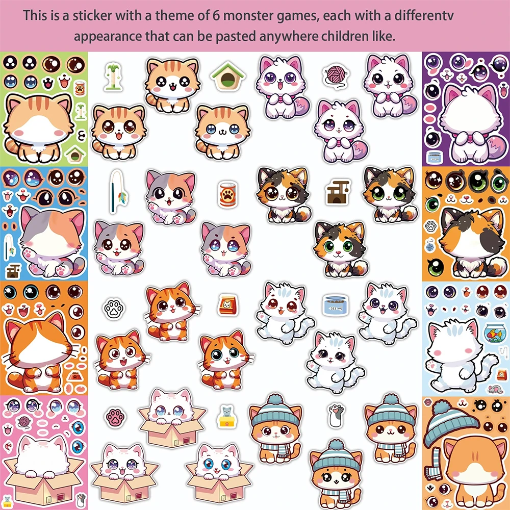 8/16 feuilles mignon chat dess - Party Games Instagram avis et prix