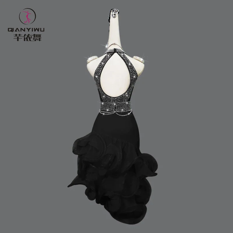 

2026 Latin Dance Suit Women Dress Prom Skirt Competition Female Stage Fringed Costume Girls Party Samba Clothes Performance Wear