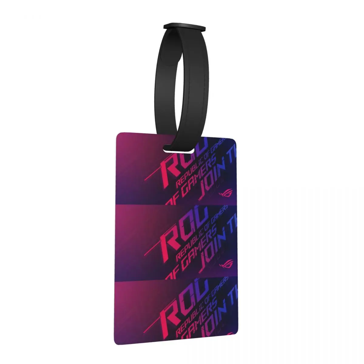 

Join The Republic Of Gamers Rog Asu Luggage Tags Suitcase Accessories Cute Baggage Boarding Tag Label Holder ID Name Address