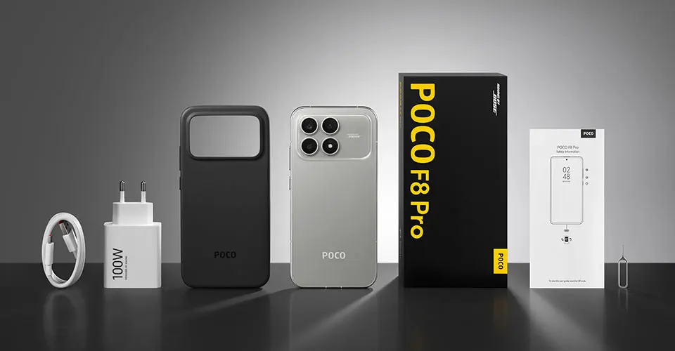POCO F8 Pro Global Version Smartphone Snapdragon 8 Elite Octa core 6.59"120Hz HyperRGB AMOLED Display 6210mAh NFC 5G