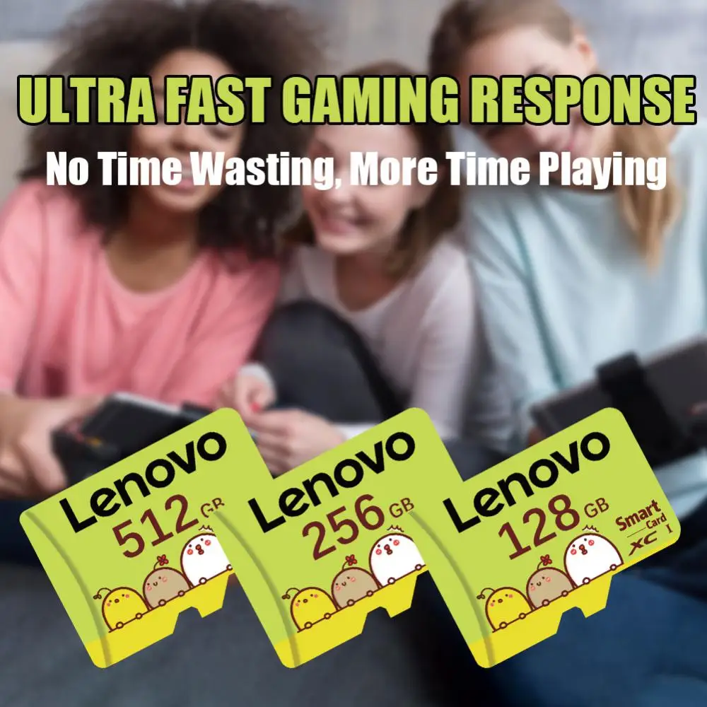 Lenovo 2TB 1TB Class 10 Memory Card 128GB SD Card 256GB Micro TF SD Card 64GB TF Flash Memory Card For Phone Camera Drone