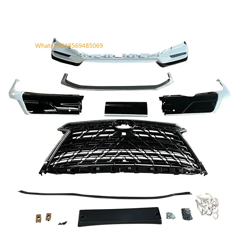 Factory Hot Selling 2016 -2020 Fortuner to Lx570 Style Facelift Front Rear Bumper