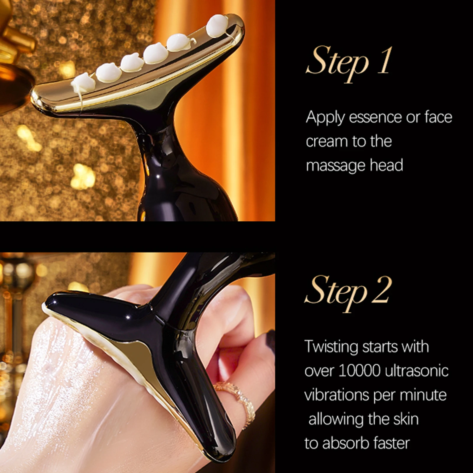 جهاز تدليك متعدد الوظائف جهاز تجميل كهربائي رباعي الأبعاد شحن USB جهاز تدليك الوجه المحمول هدايا السنة الجديدة