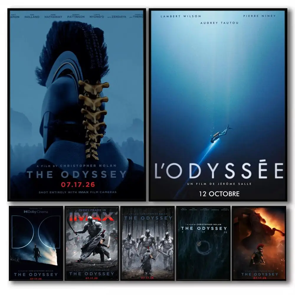 Movie T-The Odyssey Poster PP Wall Decor Posters Celebrity Movie Art Prints Bedroom Office Gift