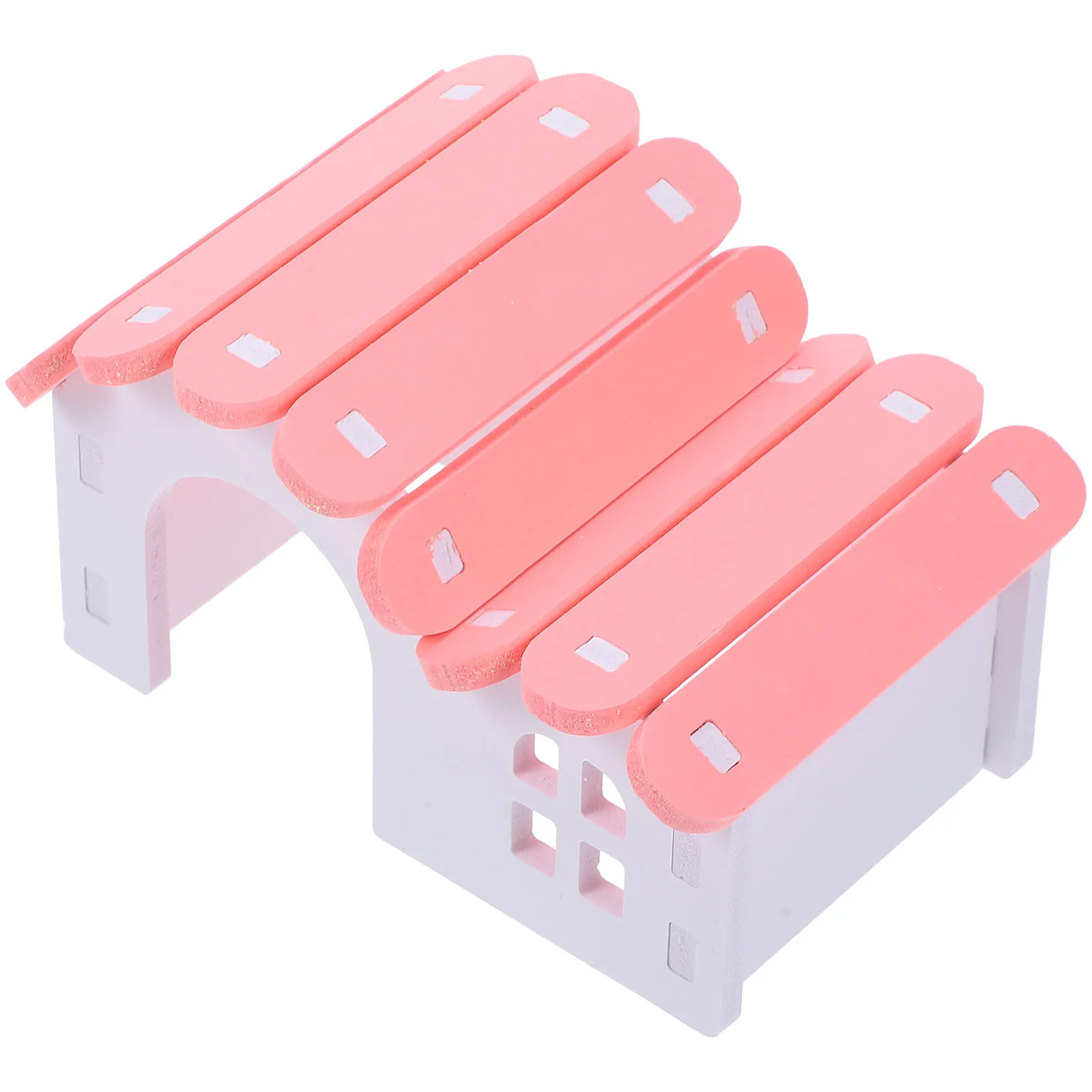 بولي كلوريد الفينيل الهامستر مخبأ النوم للحيوانات الصغيرة خنزير غينيا أرنب شينشيلا القوارض عش المأوى الحيوانات الأليفة الموئل قفص ديكور #3