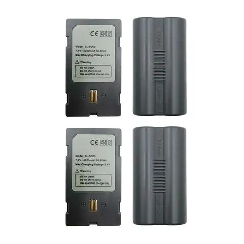 4PCS BL-5000 Battery for Hi-target V30 V60 V90 GPS RTK GNSS Surveying Instrument Battery 7.4V 5200mah