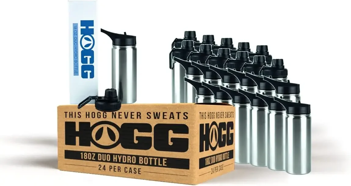 18oz Duo Hydro Handle Bottle Case (24 Pack) DIY, Customizable, Add Logo, Vinyl, Alcohol Ink, or Glitter & Epoxy To Any Cup. Bulk