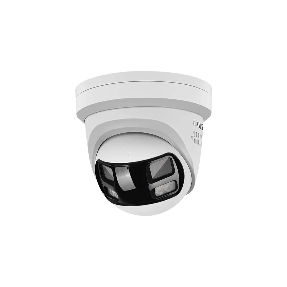 Hikvision Original DS-2CD2383G2P-LISU/SL 4K 8MP Dual-Objektiv Weitwinkel Smart Hybrid Light Netzwerk-Turret-Kamera mit fester Optik
