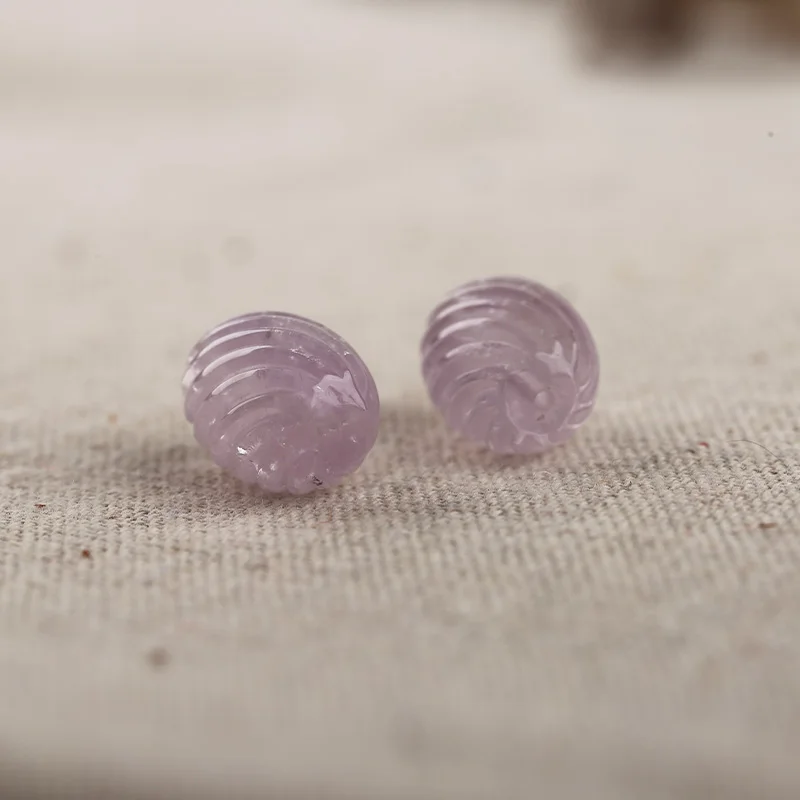 B&F Cylindrical Pink Quartz Pendant Beads, Handmade Natural stones beads, Polished Stones for jewelry Making Supplies