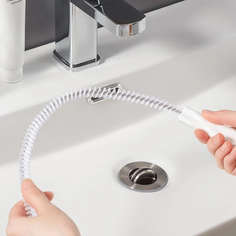 45/60CM Sewer Pipe Unblocker Drain Toilet Washbasin Sink Hair Cleaning Hook Dredging Tool For Bathroom Kitchen Anti Clogging