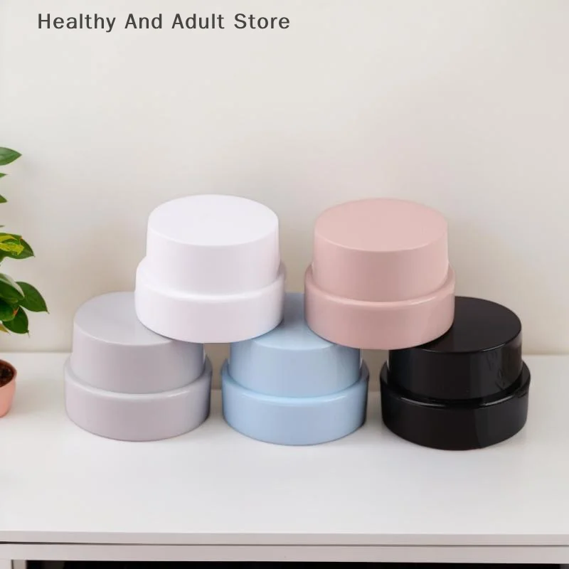 5g Leere Kunststoff Nail art Kosmetische Quadratische Behälter Glas Gesichtscreme Topf Nagel Gel Pulver Box Make-Up Lotion Werkzeug verpackung