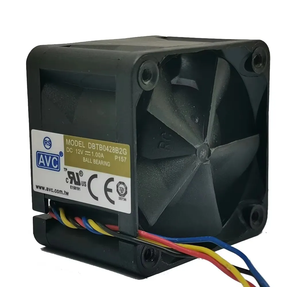 Original 40*40*28MM 4CM 12V 1.00A DBTB0428B2G ventilador de refrigeración de servidor de volumen de aire súper grande PWM de 4 cables