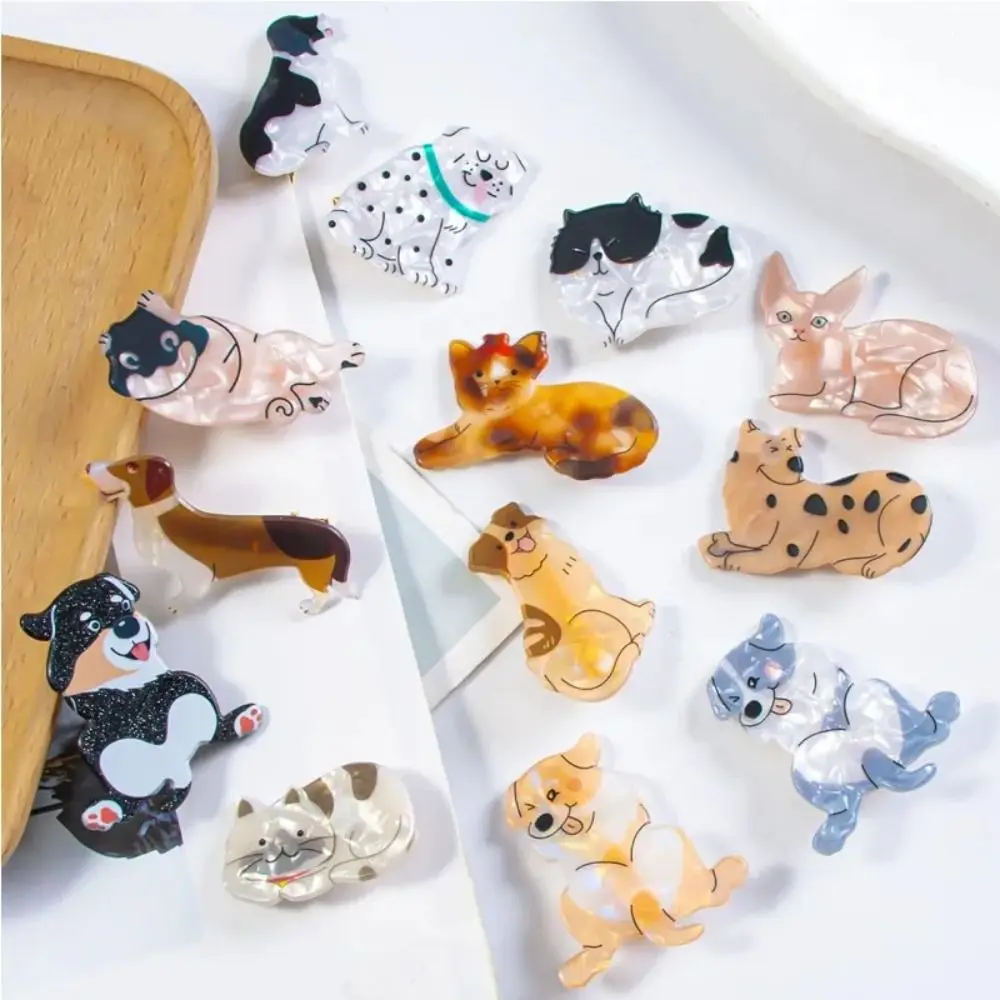 Cartoon Cute Puppy Cat Duckbill Clip Creative Animal Bangs Clip Hair Clip Hairpin Hair Accessories for Women Girls