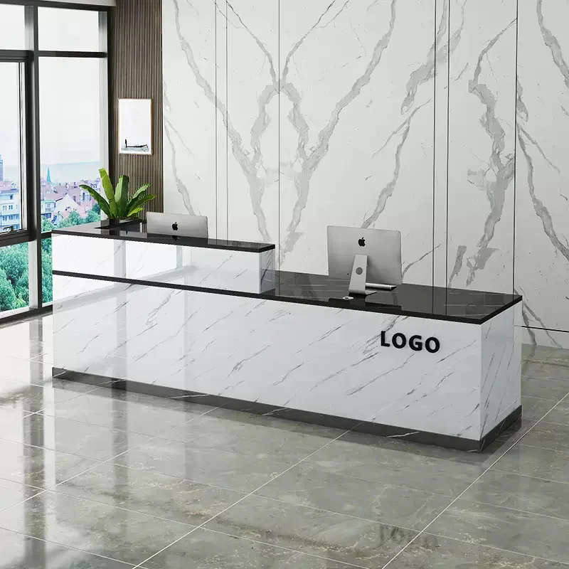 تصميم مكاتب الاستقبال الحديثة متجر الجمال فندق مطعم الشركة التنفيذية مكاتب الاستقبال المنظمون مكتب صالة الأثاث