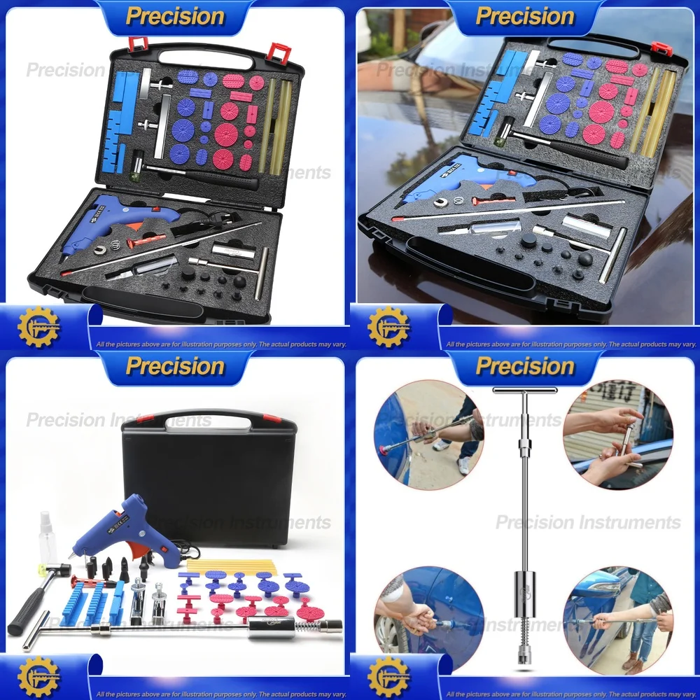 2026 Manual Dent Repair Tool Kit with Portable Toolbox Auto Body Puller for Sheet Metal Restoration