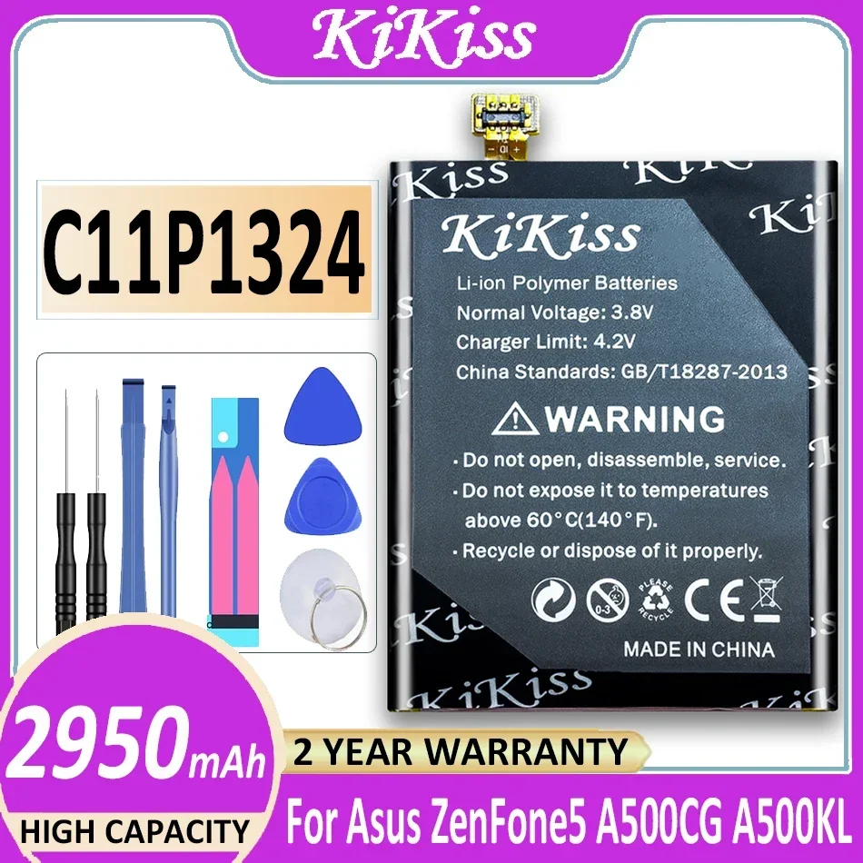 

2950mAh Free Tool ZenFone5 C11P1324 Phone Battery For Asus ZenFone 5 A500G A500 A500CG A501CG A500KL Battery + Tracking Number