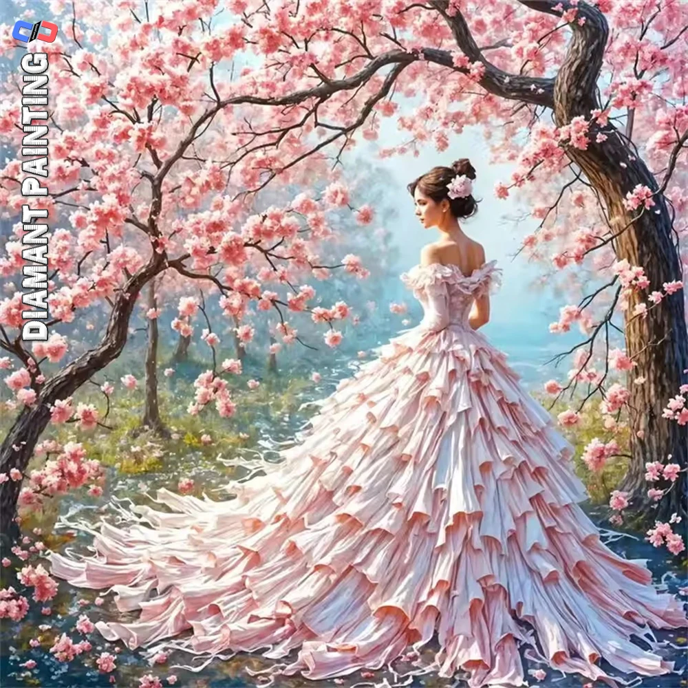 Women Bags Pictures - Nabi Diamond Painting Woman Portrait DIY