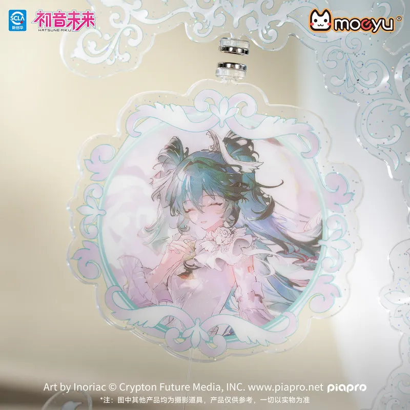 [Pre Sale] Genuine Hatsune Miku Flower & Bird Girl Magnetic Levitation Acrylic Stand Anime Desktop Decor Collection Gift