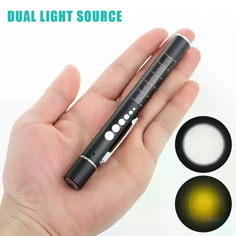 Morning Examination Ear Nose And Throat Eye Examination Light Pupil Oral Pen Flashlight Led Light Source For Charging 1Pcs
