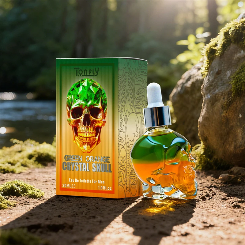 

Мужской одеколон Gradient Skull, 30 мл, в многослойном флаконе-капельнице оранжево-зеленого цвета, уникальный дизайн, стойкий аромат.