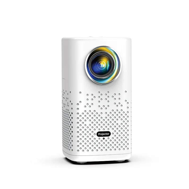 Outdoor Portable Pico CRT Projector 1080P Ultra HD Home Theater Built-in Battery 200 ANSI Lumens 4m Projection