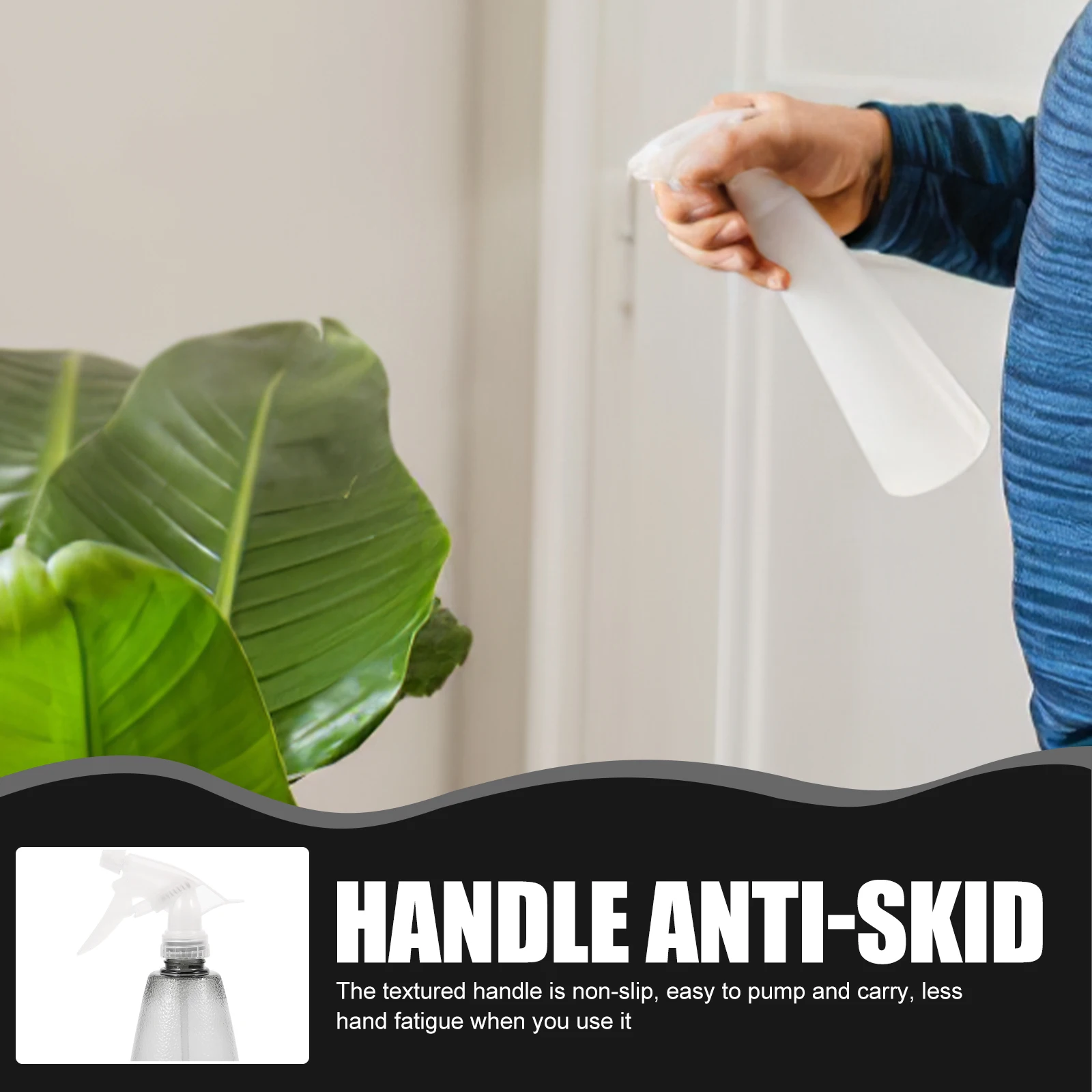 

Spray Bottle Liquid Spray Bottle Reusable Adjustable 500ml for Plants Flowers Garden Salon Portable