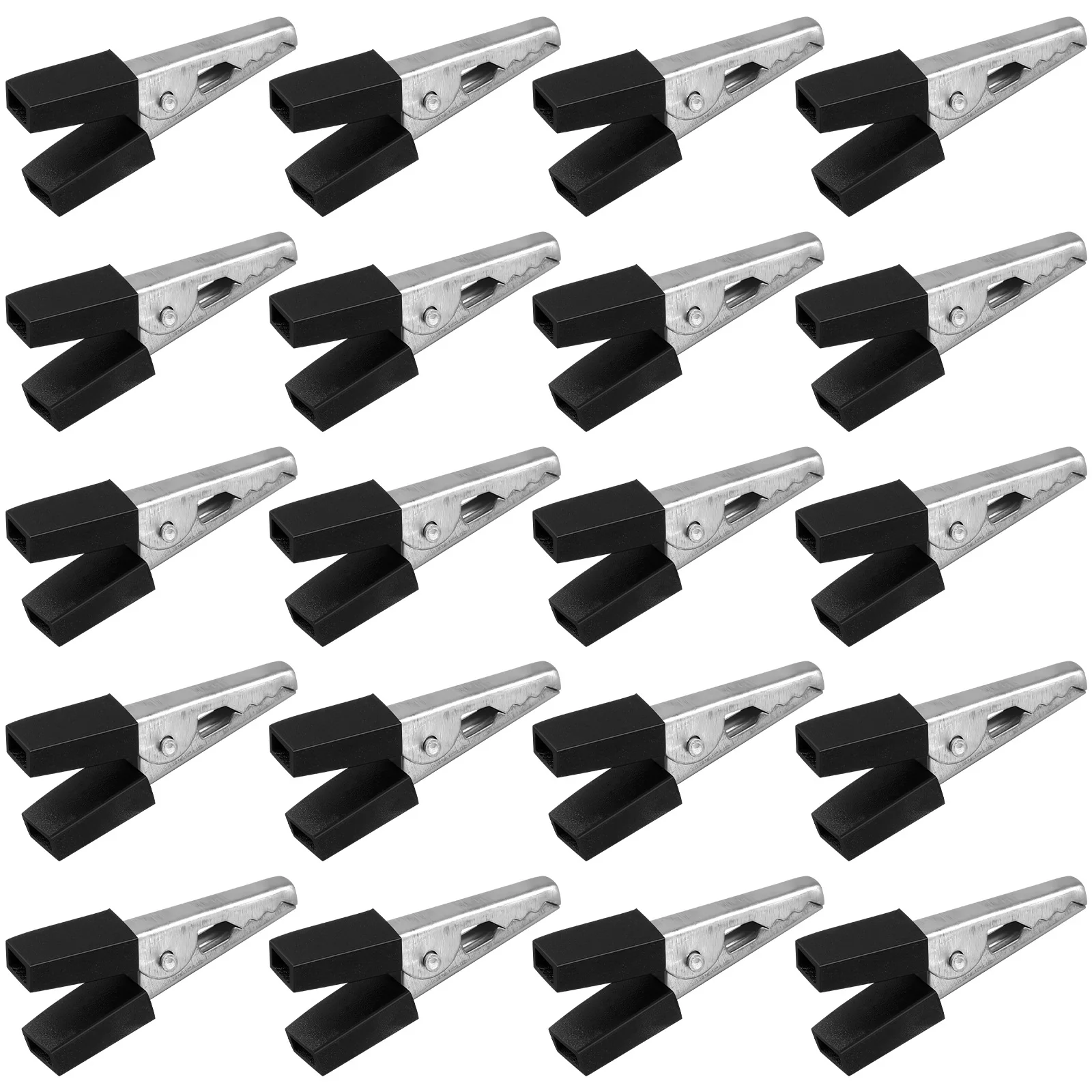 

20 Pcs Birdcage Lock Rabbit Iron Door Clip Animal Parrot Safety Anti-Escape Metal Clips