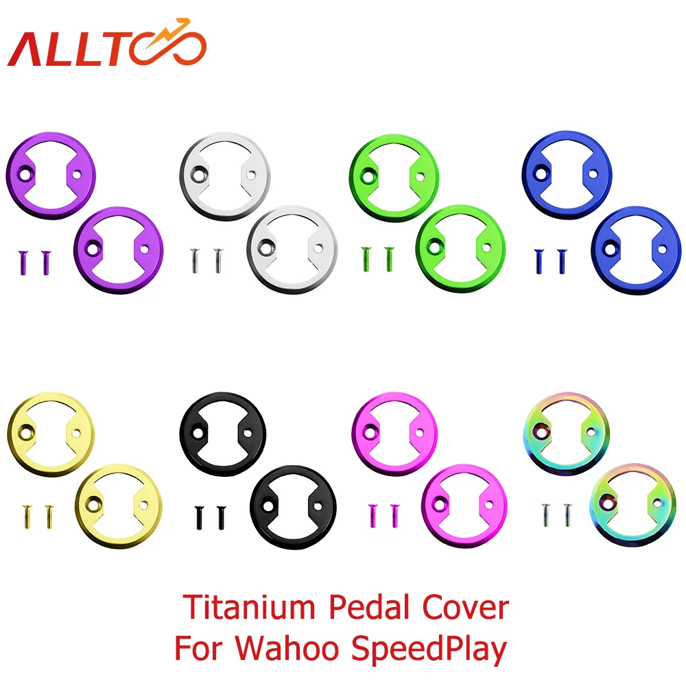 

2PCS Titanium pedal plate ti bow tie fit Cycling Pro Mtb Bike Bicycle Pedal Plate Cleats Wahoo SpeedPlay Comp Zero Aero NanoPCS