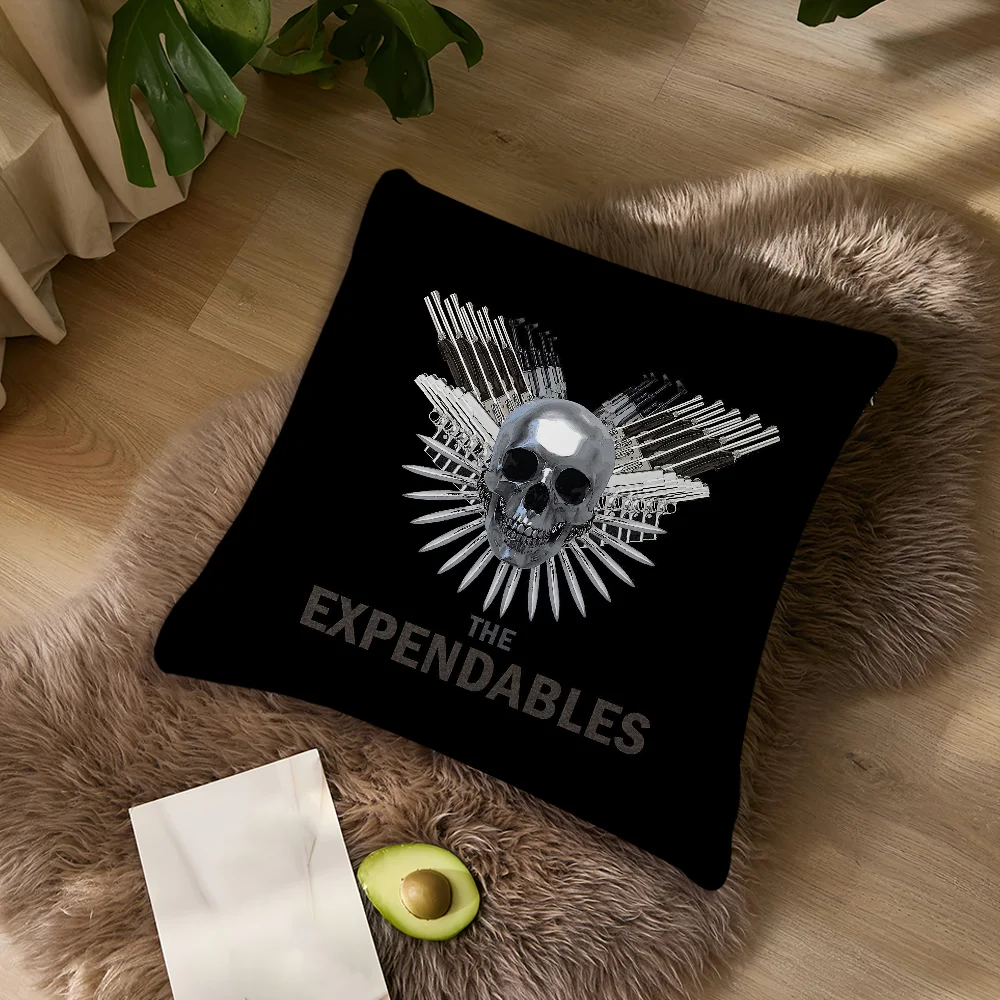 Spiel The E-Expendables Kissenbezug Wohnzimmer Akzent-Sofa Rückenstütze Quadratisches Lounge-Kissen für erholsame Nickerchen – Detail 8