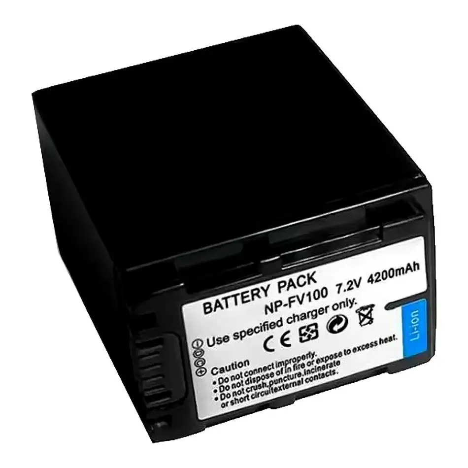 Video Camera Battery High-Efficiency NX70 For Sony NP FV30 FV50 FV60 FV70 Pxw Z90 X70 Nex-VG30E Hxr NX80 MC80 3900Mah
