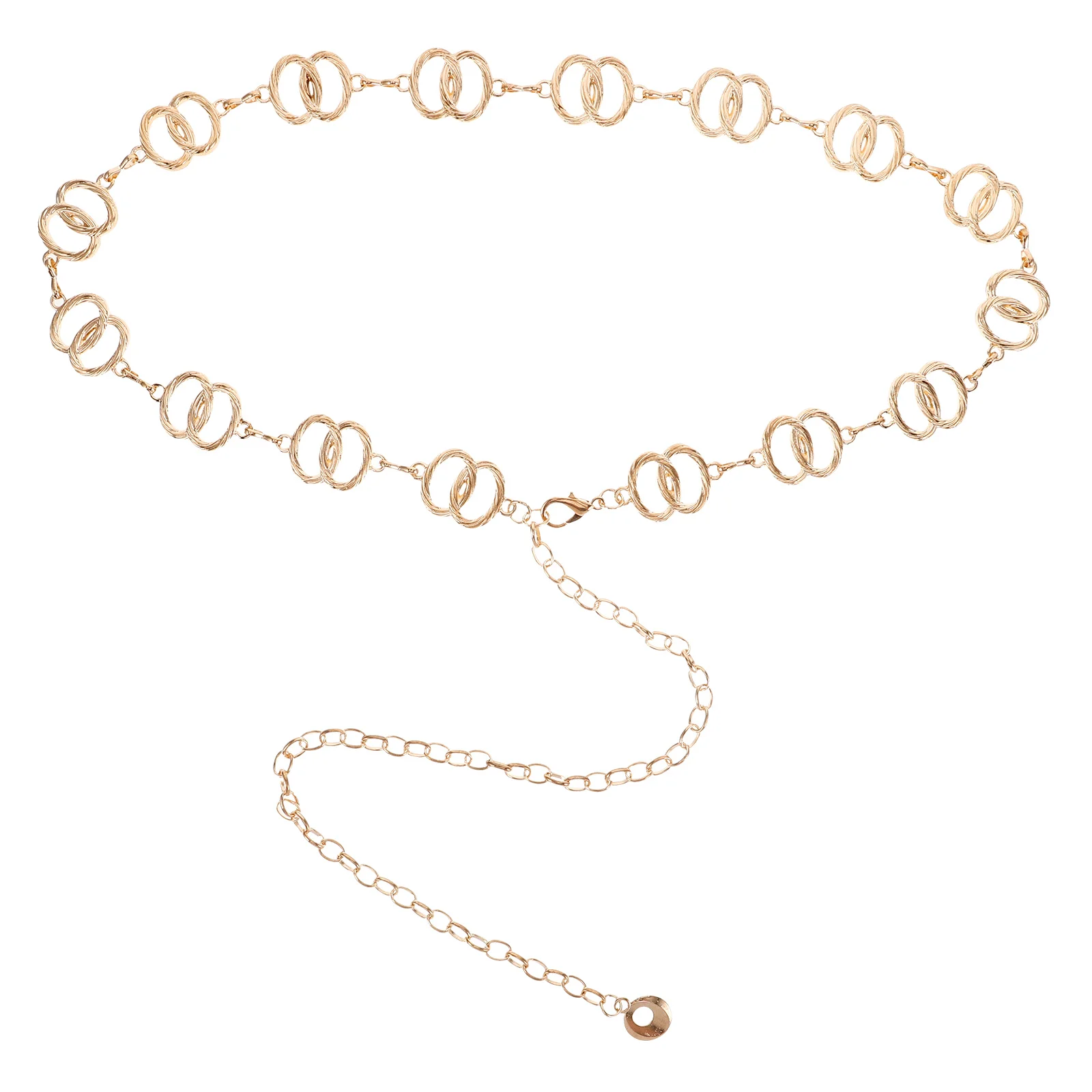 

Alloy Double Waist Chain Belt Waist Jewelry For Women for Women Fashion Accessories Belly Chains Ladies Gold Decorative
