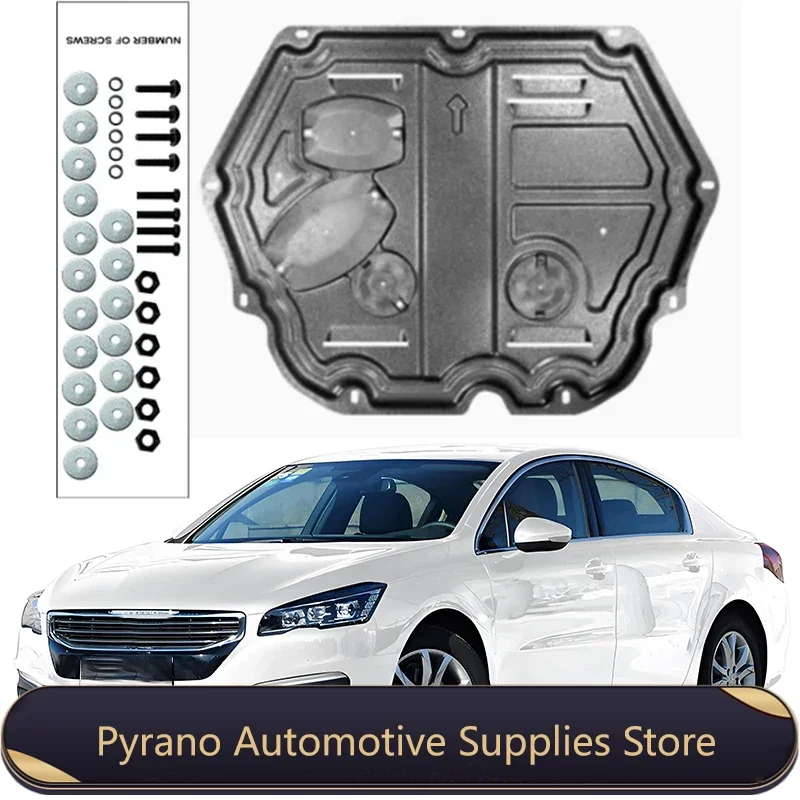

Автомобильные аксессуары, черный грязезащитный щит под двигатель, брызговик, щит от брызг, панель крыла для Peugeot 508 2011-2017 1,8 T l