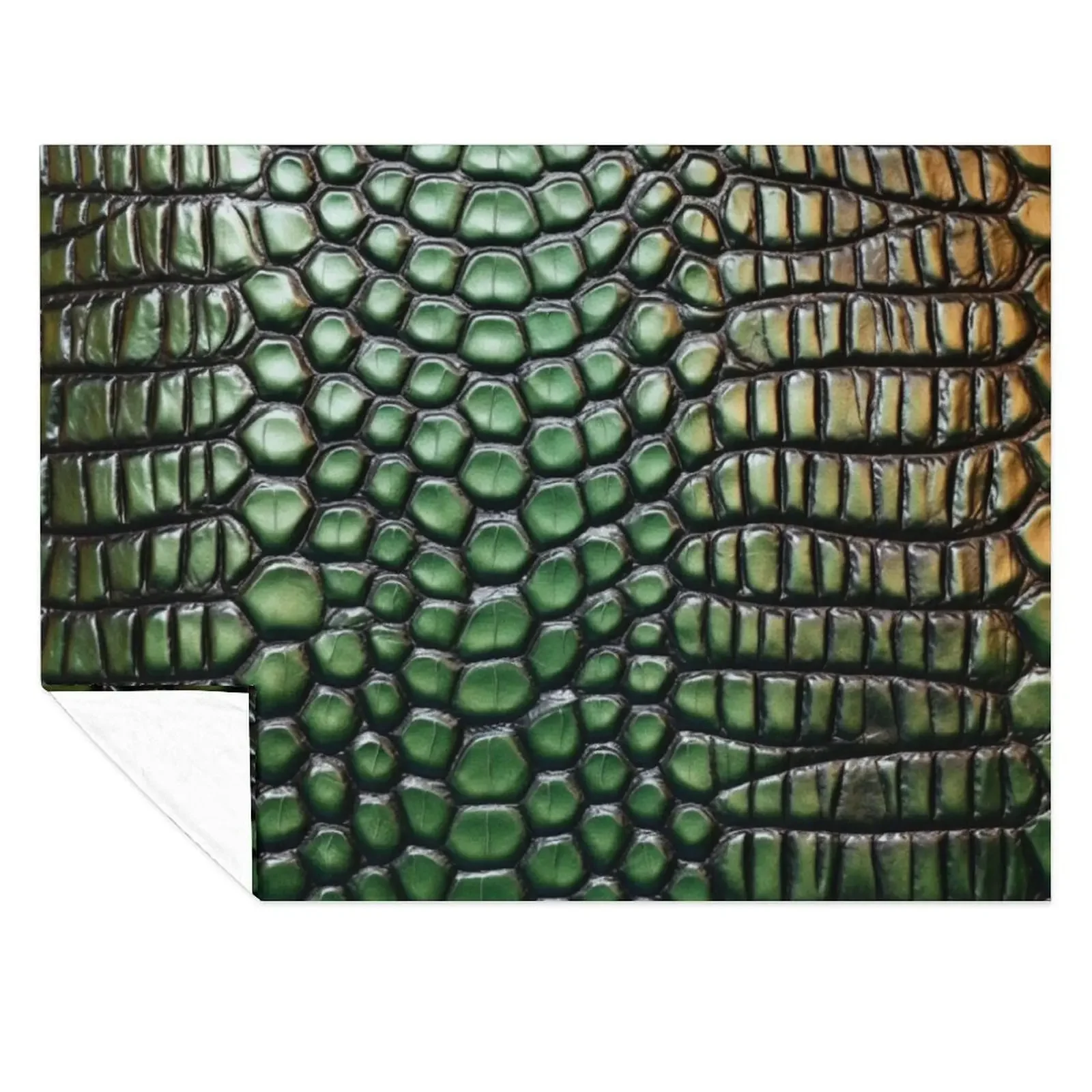 

Alligator Skin Throw Blanket Luxury Throw Bed Stuffeds Plaid on the sofa Blankets